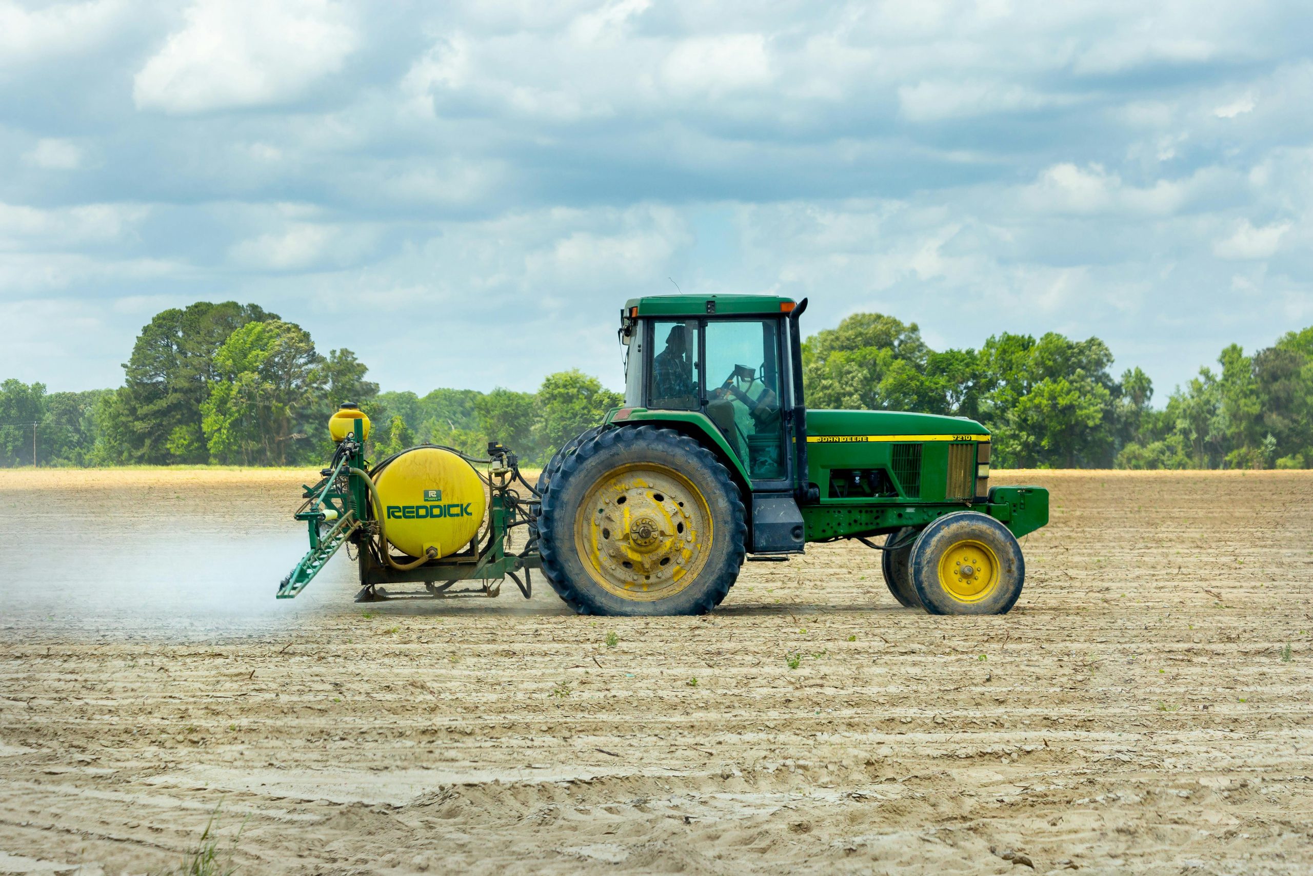 spraying crops