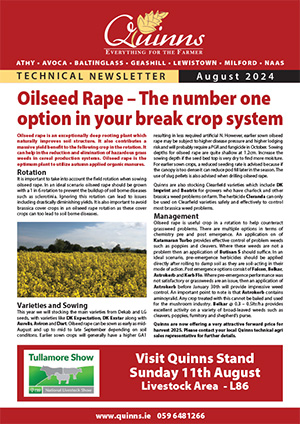 Oilseed Rape – The number one option in your break crop system