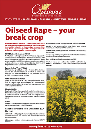 Oilseed Rape – your break crop, Winter oilseed rape (WOSR) is a crop in recent years which has quietly undergone massive genetic progress and has increased the reliability in the annual performance of the crop. Here is a quick synopsis of the main agronomic traits that winter oilseed rape have been working on
